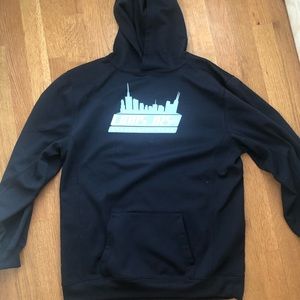 navy “city lions” sport hoodie